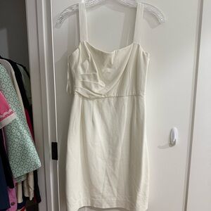 Elie Tahari Cream Mini Dress